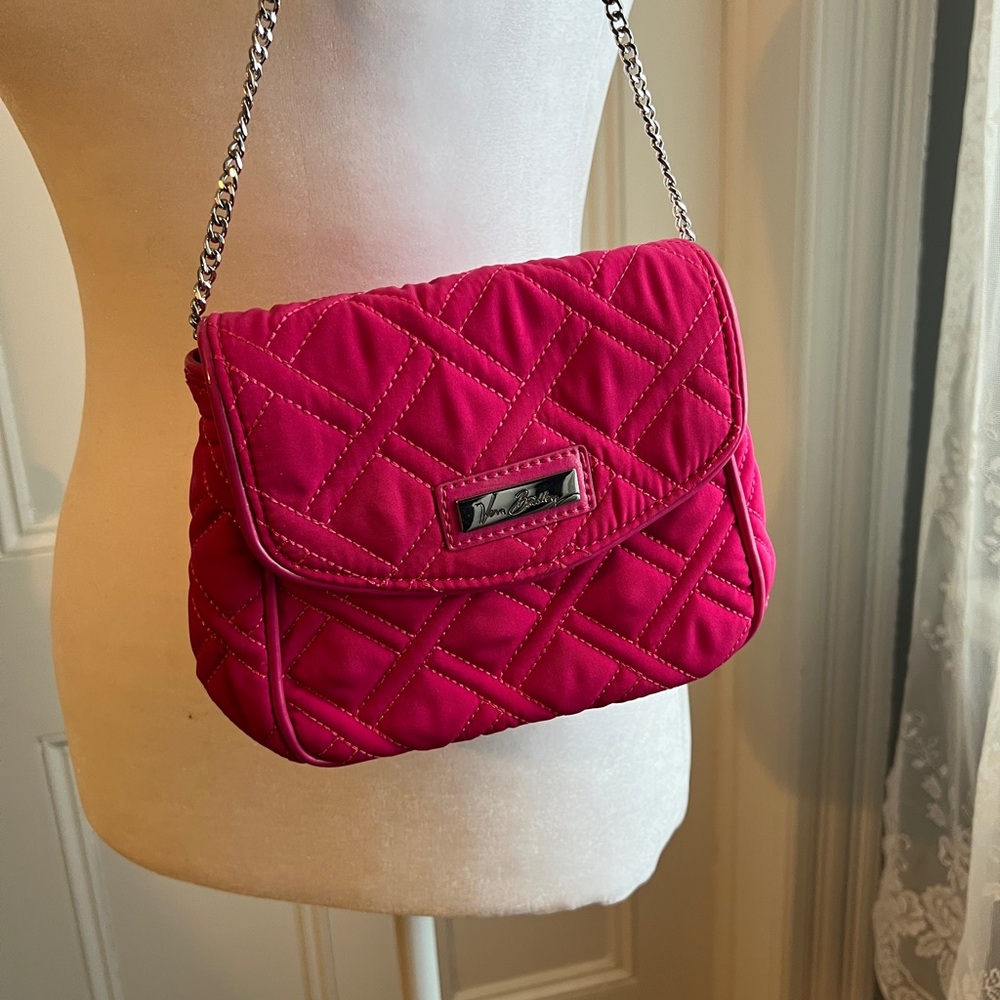Vera Bradley Quilted Pink Shoulder Bag